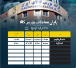 در آخرین روز آبان ماه بیش از 25 هزار تن شمش بلوم در بورس کالا معامله شد.