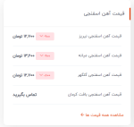 اعلام موجودی مواد معدنی ( اهن اسفنجی) - تصویر 1