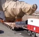 محموله سنگین از اراک به کرمان منتقل شد