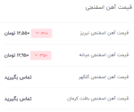 اعلام موجودی آهن اسفنجی - تصویر 1