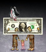 یکی می‌مرد ز درد بی‌نوایی / یکی می‌گفت دلار دارم، می‌خواهی؟