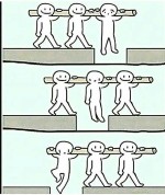 فقط کافیه کنار هم باشیم تا تو هیچ چاهی نیوفتیم و کنار هم پیشرفت کنیم.!