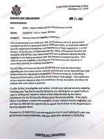 سند دستور تعلیق رابرت مالی نماینده ویژه آمریکا در امور ایران منتشر شد