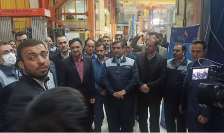 رونمایی ترانسفورماتور کوره قوس الکتریک با حضور معاون رییس جمهور در زنجان