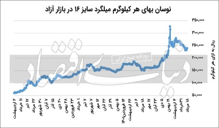 هشدار رشد نرخ با کاهش تولید میلگرد