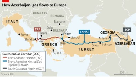 آذربایجان عامل کاهش انگیزش فروش گاز طبیعی ایران به ترکمنستان.