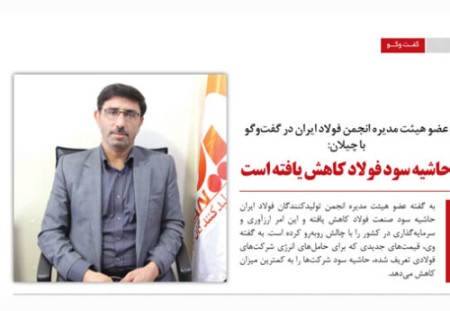 کاهش حاشیه سود فولاد