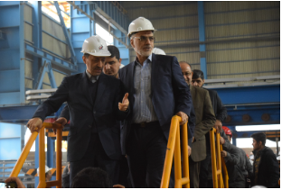خط تولید مفتول در کارخانه فولاد کاوه اروند خرمشهر راه اندازی شد