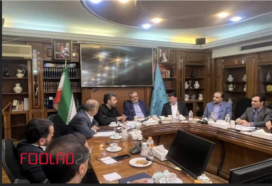 برگزاری جلسه راهبردهای توسعه شرکت سنگ آهن مرکزی ایران در دفتر وزیر 